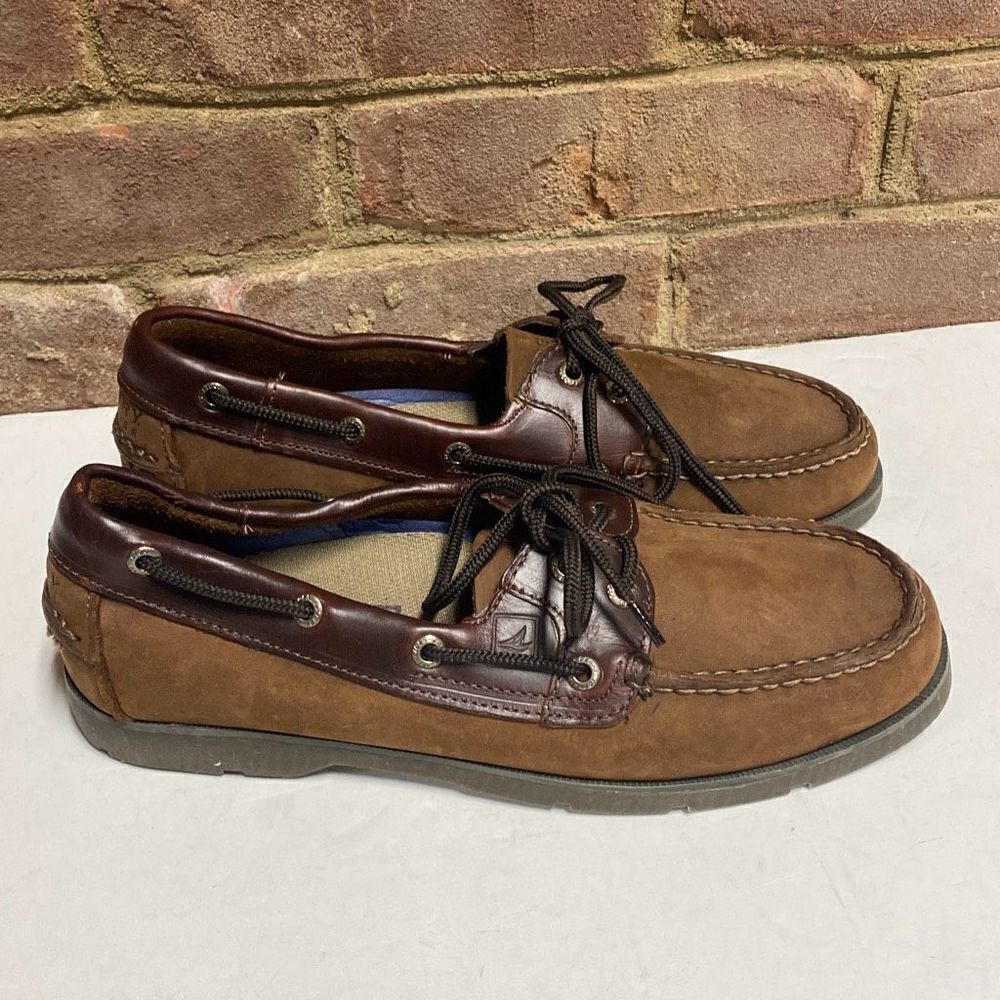 Sperry Brown Leeward Boat Shoe Size 8 - image 4